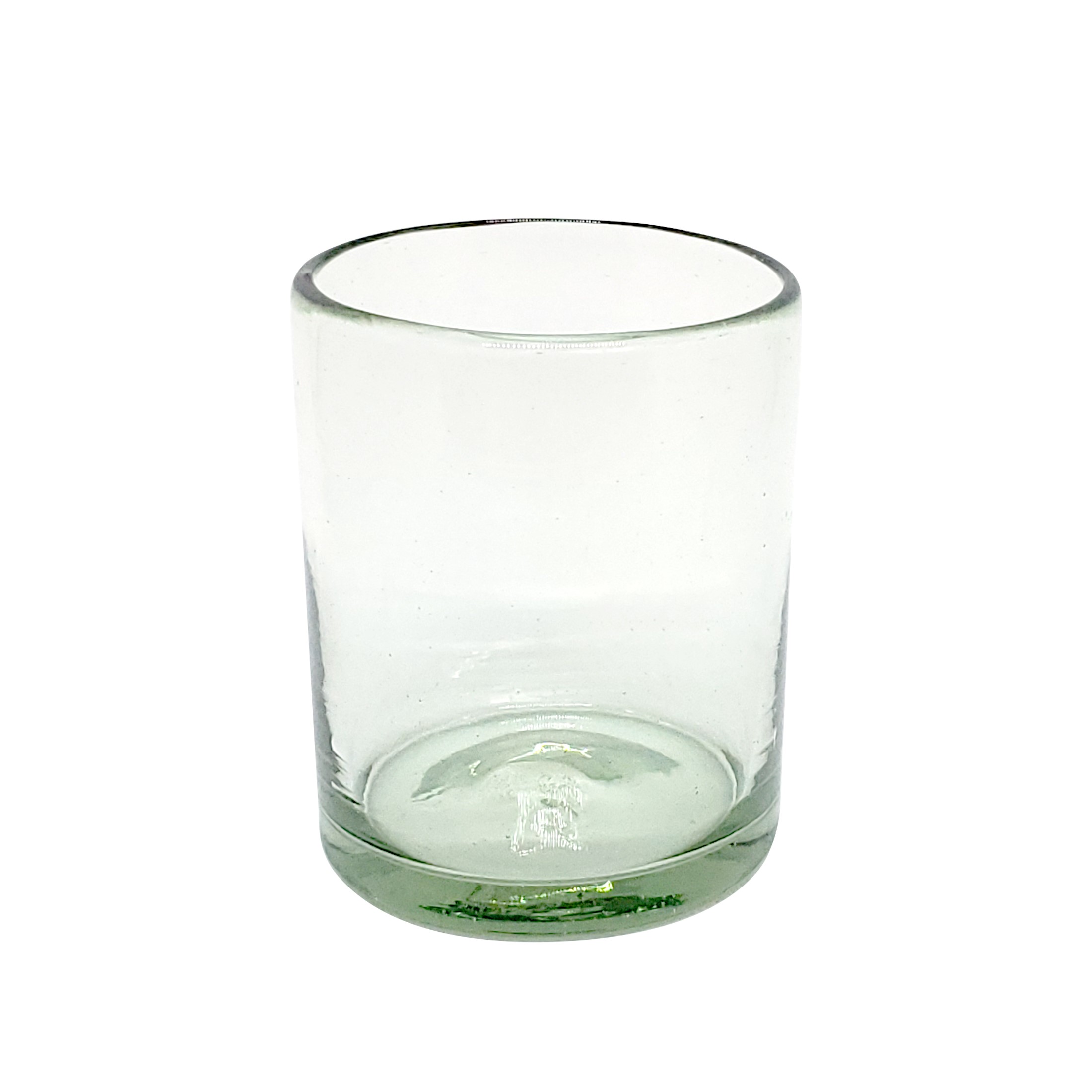 Vasos de Vidrio Soplado / Juego de 6 vasos chicos transparentes / Para una apariencia más tradicional, éstos vasos de vidrio soplado son creados de manera 100% artesanal.